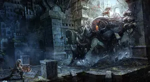 Diablo 4 Boss Battle Wallpaper