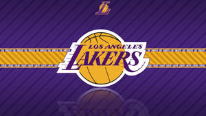 Diagonal Pattern Los Angeles Lakers Wallpaper