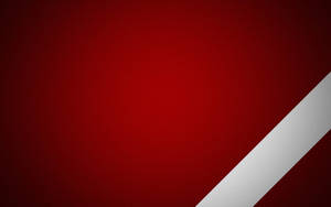 Diagonal Stripe Red And White Wallpaper