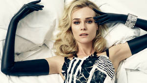 Diane Kruger Gloves Wallpaper