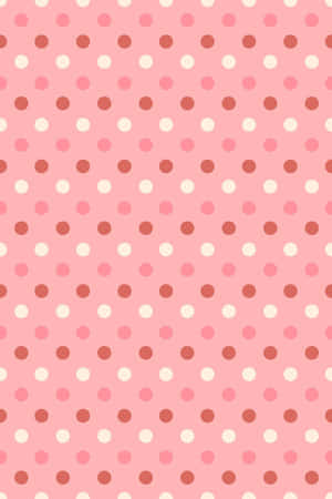 Different Shades Of Pink And White Polk Dot Wallpaper