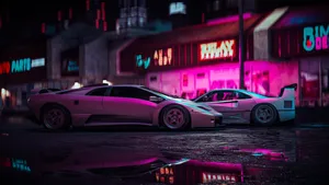 Digital Art Of Silver Ferrari Ipad Wallpaper
