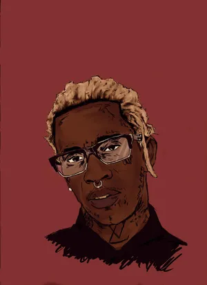 Digital Art Young Thug Wallpaper