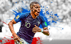 Digital Artwork Kylian Mbappe 4k Wallpaper