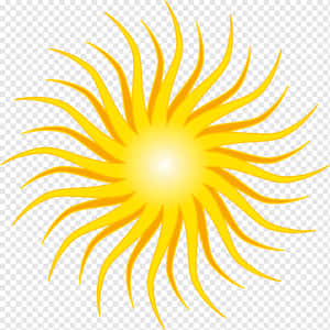 Digital Drawing Of Sun Rays Wallpaper