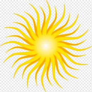 Digital Drawing Of Sun Rays Wallpaper