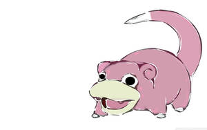 Digital Drawing Slowpoke Wallpaper