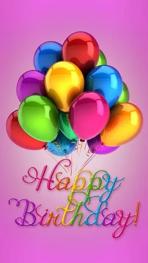 Digital Happy Birthday Greeting Wallpaper