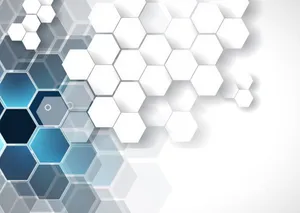 Digital Image Hexagon Wallpaper