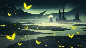 Digital Landscape Wallpaper