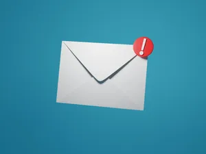 Digital Mail Notification Icon Wallpaper