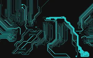 Digital Neon Lines Backgrounds Wallpaper