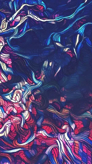 Digital Pattern Art Wallpaper