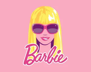 Digital Pop Art Barbie Wallpaper