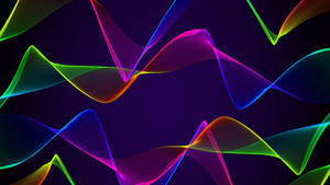 Digital Spectrum Wave Lines Wallpaper