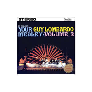 Digital Vinyl Lp Cover Of A Guy Lombard Medley Wallpaper
