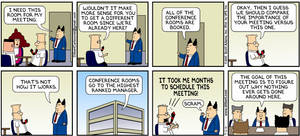 Dilbert Comic On Scheduling Wallpaper