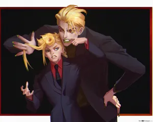 Dio Brando & Giorno Giovanna Hd Wallpaper