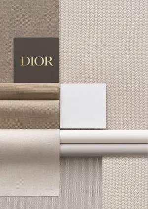 Dior Logo Fabric Textures Wallpaper