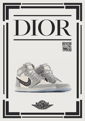 Dior X Nike Shoes Wallpaper