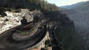 Dirt Rally Mountain Side Race Track Wallpaper