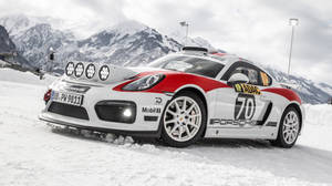 Dirt Rally Porsche 718 Cayman Wallpaper