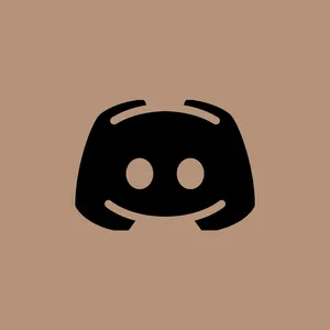 Discord Logo Muted Beige Wallpaper