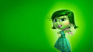 Disgust Inside Out Pixar Movie Wallpaper