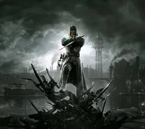 Dishonored 2 Corvo Attano In Dunwall Wallpaper