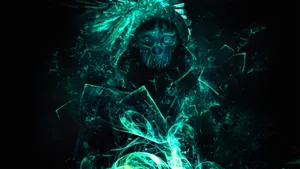 Dishonored 4k Neon Green Art Wallpaper