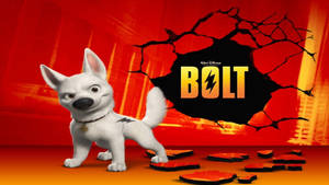 Disney Bolt In Orange Wallpaper