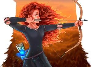 Disney Brave Merida The Archer Wallpaper