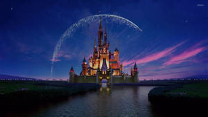 Disney Castle Shooting Star Wallpaper