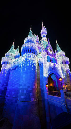 Disney Channel Castle In Nighttime Wallpaper