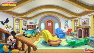 Disney Channel Mickey Mouse House Wallpaper