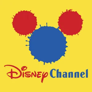 Disney Channel Paint Splatter Pattern Logo Wallpaper