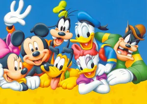 Disney Characters Mickey Mouse Family Wallpaper
