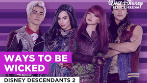 Disney Descendants 2 Characters Wallpaper