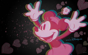Disney Fans Get Their Fill Of Classic Fun And Trippy Creativity With Minnie Mouse Wallpaper