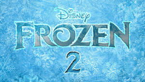 Disney Frozen 2 Icy Blue Title Wallpaper