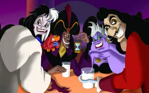 Disney Iconic Villains Wallpaper