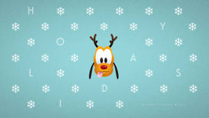 Disney Pluto Holidays Wallpaper