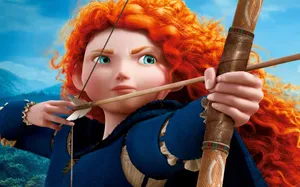 Disney Princess Merida 3d Animation Wallpaper