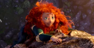 Disney Princess Merida On A Cliff Wallpaper