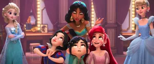 Disney Princesses Playing Wallpaper