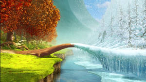 Disney Tinkerbell Boundary To Winter Wallpaper
