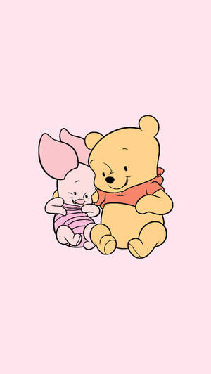 Disney Winnie The Pooh And Piglet Wallpaper