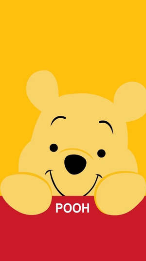 Disney Winnie The Pooh Cute Face Wallpaper
