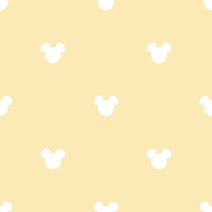 Disney Yellow Logo Patterns Wallpaper