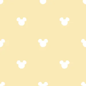 Disney Yellow Logo Patterns Wallpaper